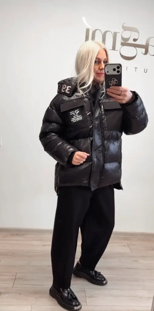 Trumpa eko pūko striukė