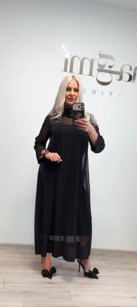 Dviguba puošni suknelė 