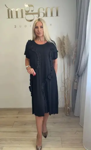 SUKNELE JUODA 6219