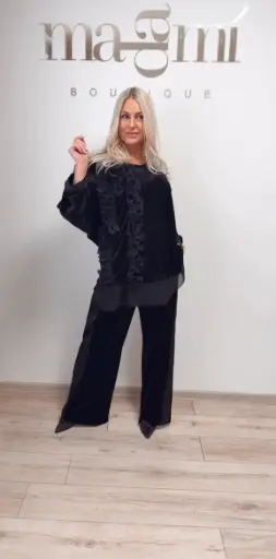 Veliūrinis puošnus kostiumas 11640