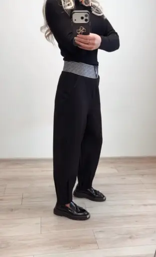 Banankių tipo kelnės – stilingos ir patogios